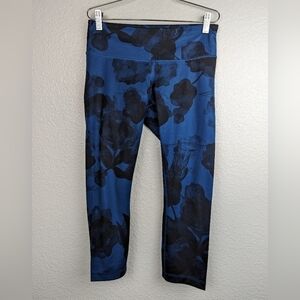 Lululemon Wunder Under Floral Crop Leggings